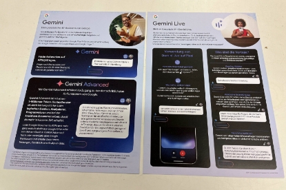 Bild von Flyer Gemini, Gemini Live, DIN A5