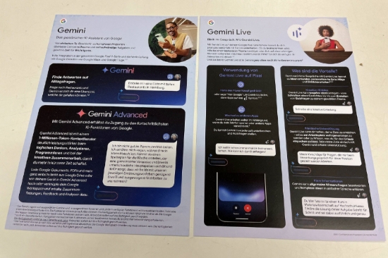 Bild von Flyer Gemini, Gemini Live, DIN A5