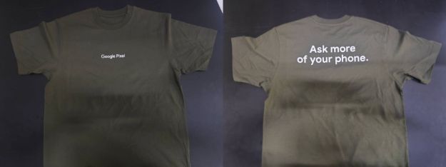 Bild von Google Pixel Premium T-Shirt Olive, L, gebraucht